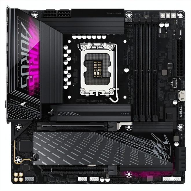 +WiFi7+USB4中端板玩出旗舰范儿MG不朽情缘技嘉B860M电竞雕:全快拆(图5) +WiFi7+USB4中端板玩出旗舰范儿MG不朽情缘技嘉B860M电竞雕:全快拆(图5)