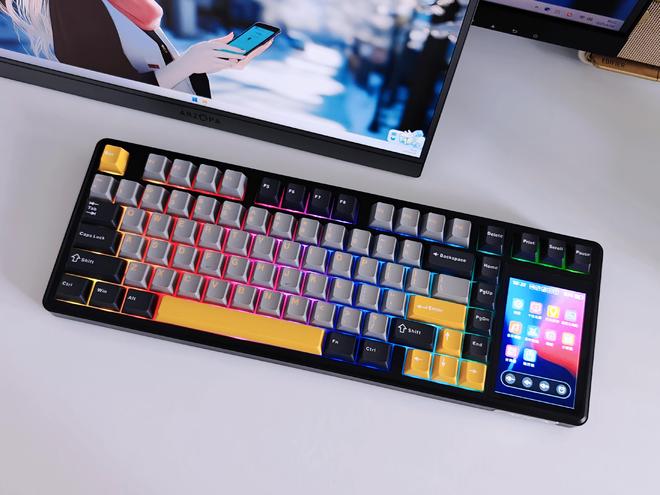 蛛L99带您解锁机械键盘新形态不朽情缘手机版触控大屏加持狼(图5)